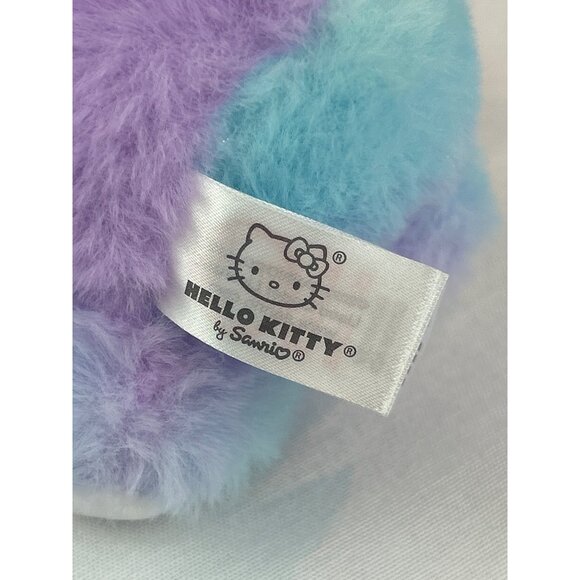 Fiesta Sanrio Hello Kitty Plush Rainbow Sherbet Soft Stuffed Toy Pink Bow Tag - Picture 8 of 13